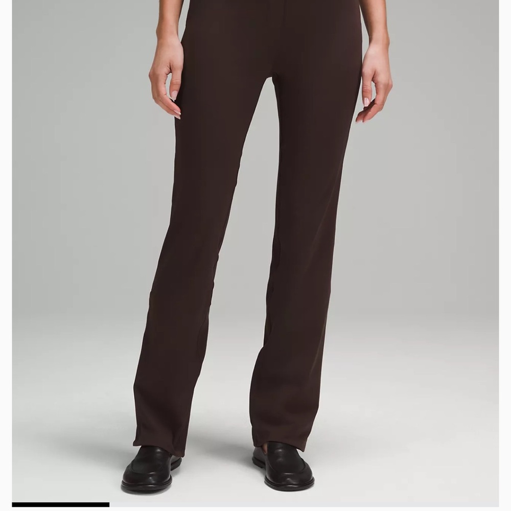 Lululemon Athletica Dark Brown Straight Leg Pants
